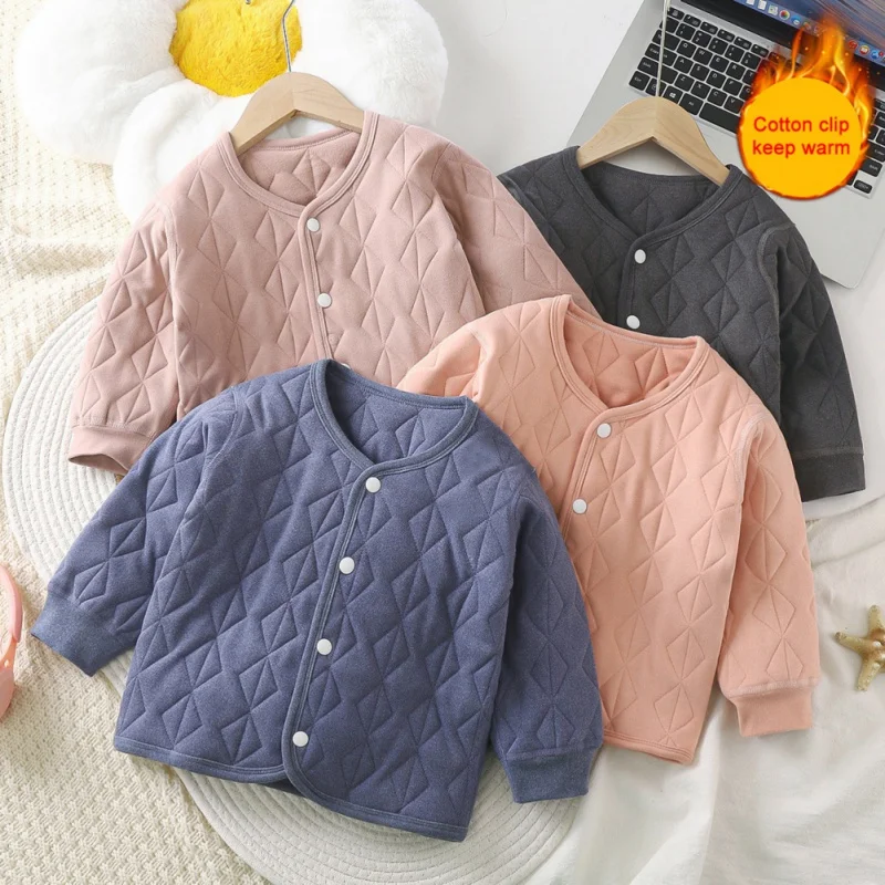 

Children's Winter Autumn Jacket Liner Teenager Coat Kids Warm Waistcoat Boys Girls Outerwear Clothing Infant Jacket D2L