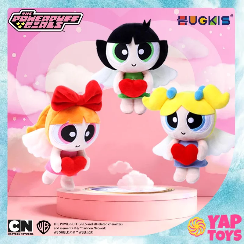 The Powerpuff Girls Seasonss Anime Figure Kawaii Plush Doll Blossom Bubbles Buttercup Action Figures Children Toy Birthday Gift