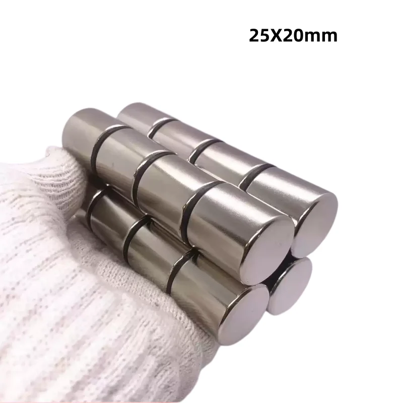 25x20mm Strong Neodymium Magnet Rare Earth Permanent Small Round NdFeB Magnet  25mmx20mm