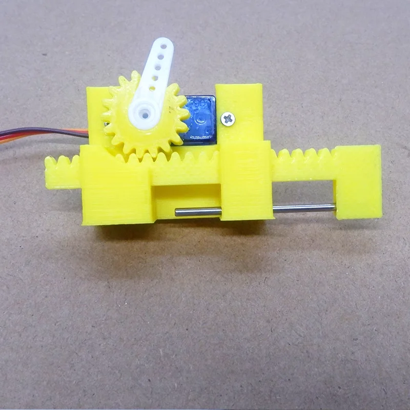 DIY 미니 서보 모터 텔레스코픽 잠금 기어 배치 및 드래그 텔레스코픽 로드, 9g