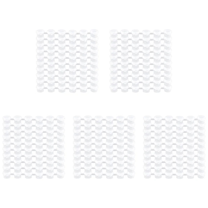 

50 полосок, 300 горшков, пустые горшки для краски, чашки для белой краски, полоски для краски, контейнеры для хранения краски, принадлежности для рукоделия