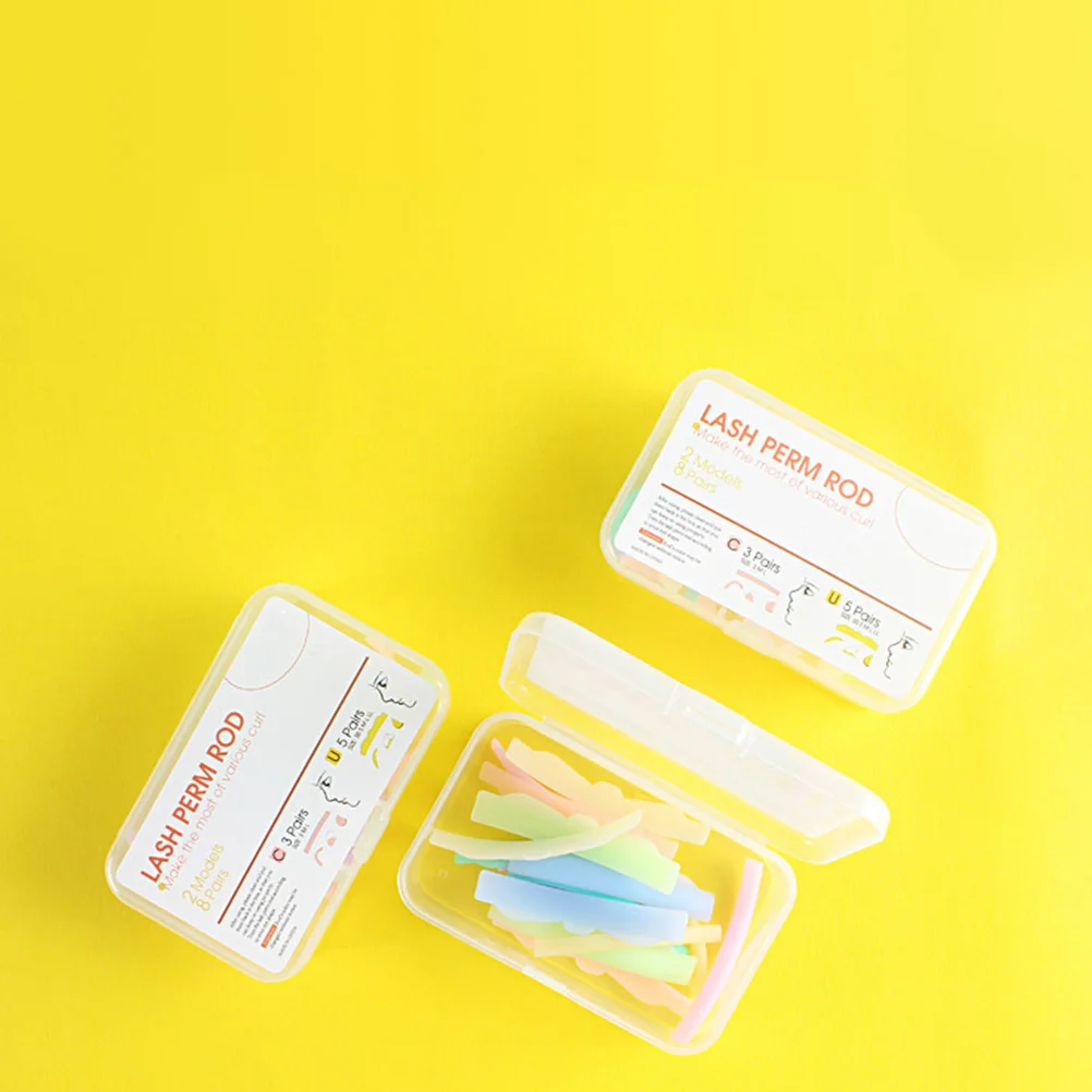 แผ่นซิลิโคนดัดขนตา 8 คู่ คุณภาพพรีเมียม ใช้ซ้ำได้ สำหรับร้านเสริมสวย อุปกรณ์แต่งหน้า ดัดขนตาให้งอนสวยเป็นธรรมชาติ