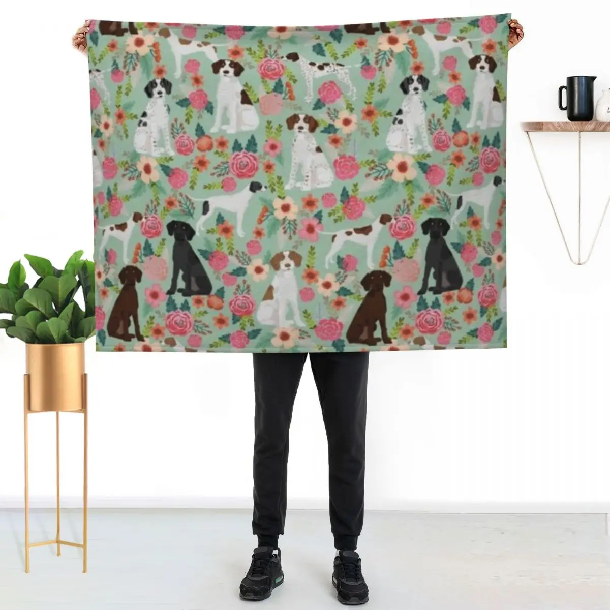 ENGLISH POINTERS Throw Blanket Designers Decorative Sofa Furrys Stuffeds Soft valentine gift ideas Blankets