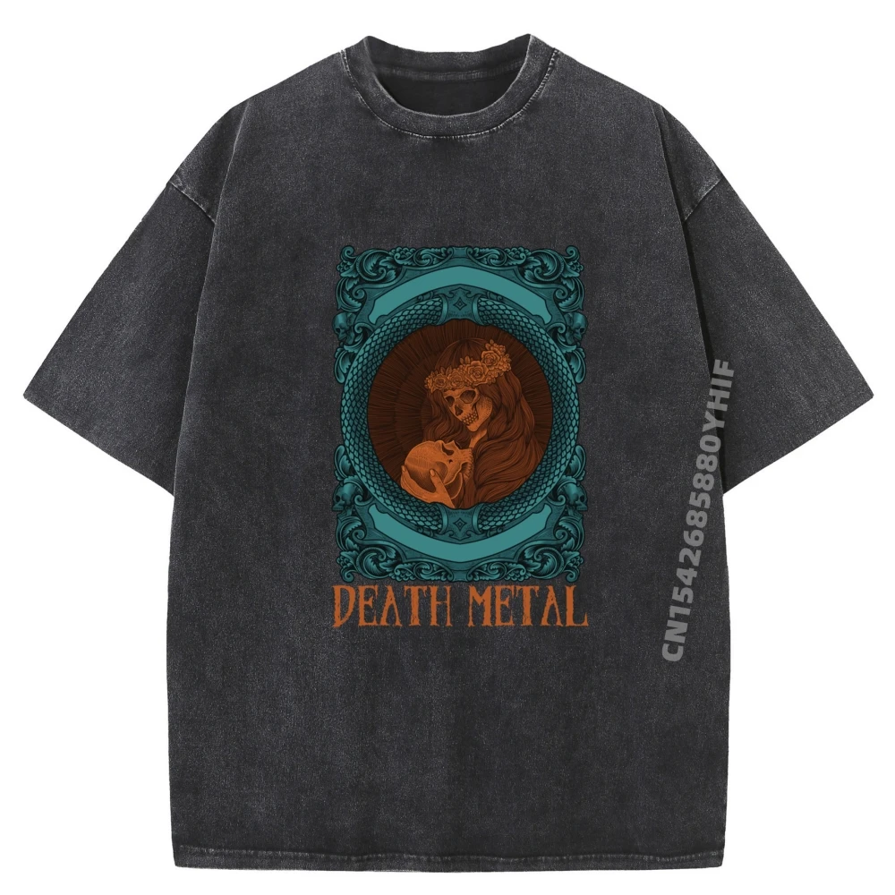 

Goth For Concerts Festivals Plain T Shirts Wholesale Student Men's Clothes T Shirts Large Size Breathable Washed Tops