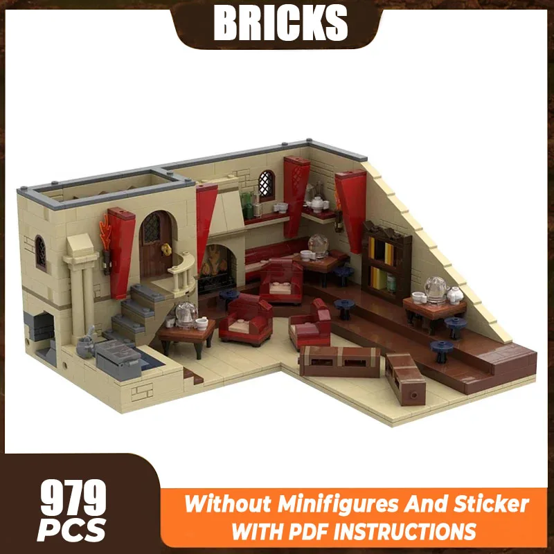 Magical School Movie Model Moc Building Bricks Divination Classroom Technology Blocks Gifts Christmas Toys DIY Sets Assembly