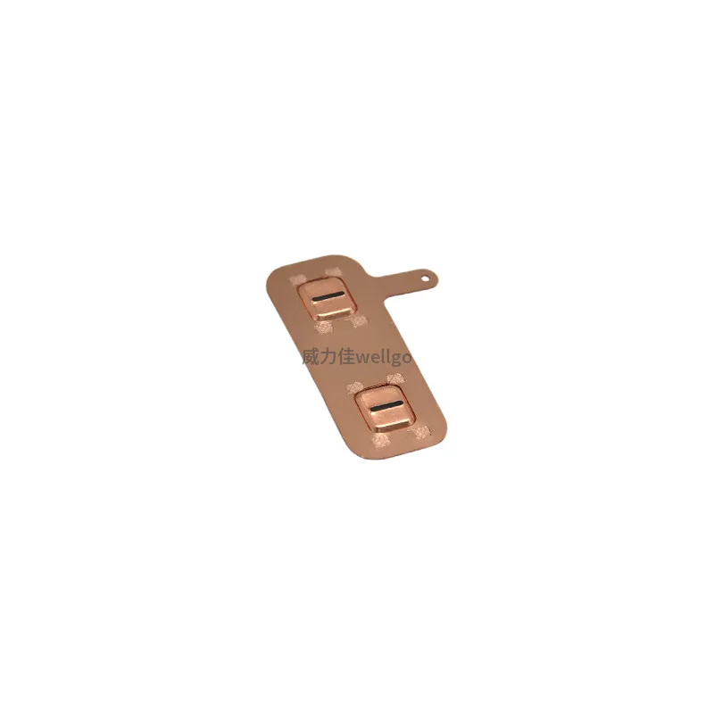 18650/21700 Battery Connector High Current Easy Spot Welding Copper 1 * 2 Left Side Outlet Ear