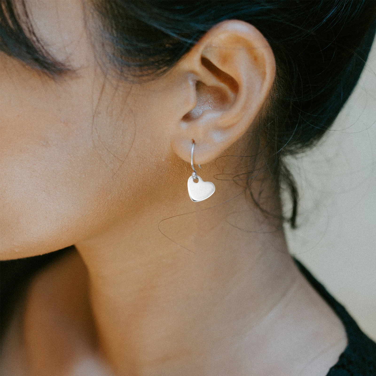 

Stainless Steel Heart Shape Pendant Necklace DIY Accessory Decor Charms Memorial naments Practical Long Term Use Romantic