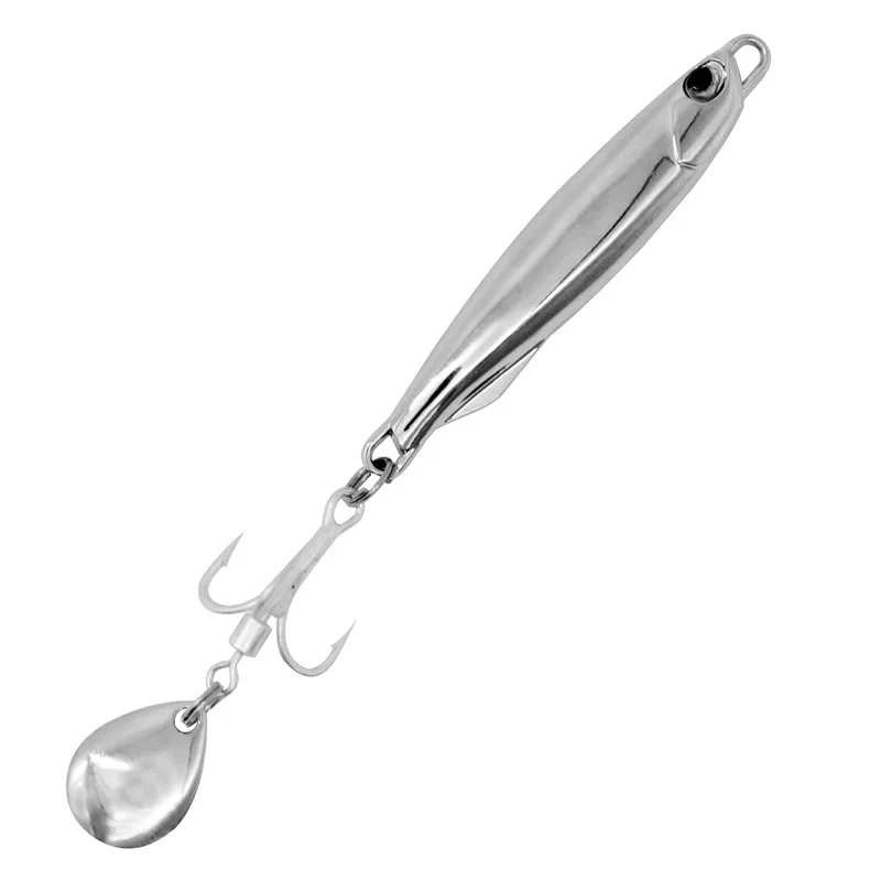 Angelköder Makrele Fisch 7g 10g 15g 20g 30g VIB Köder Weitwurf Spin Köder Rotation Löffel Künstliche Metallköder 1 Stück Verkauf – Detail 2