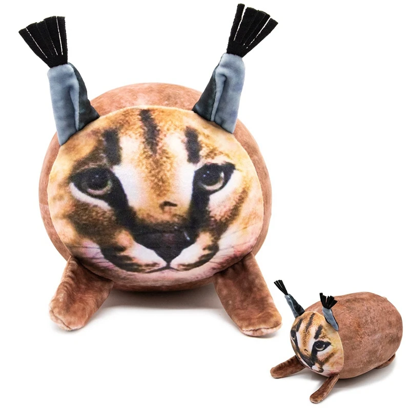 Floppa Plush Plush Pillow 8In Caracal Chubby Pillow Cat Stuffed Animal Plush Toy For Kids, Anime Fan Gifts, Party Decoration