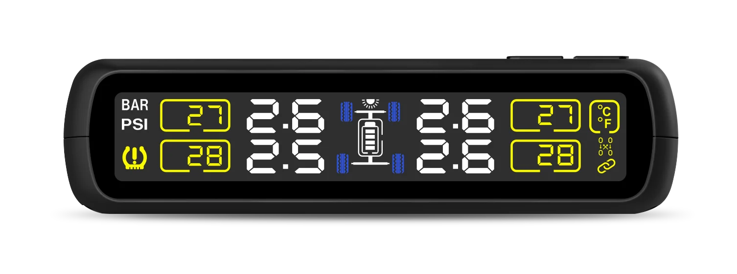 Fabrik-Direktverkauf Auto Solar Tpms Auto Wireless BluetoothS Interner Universal-Reifendruck-Mon-Gerätesysteme