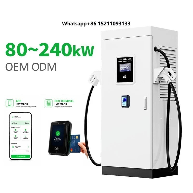 120kw 160kw CCS2 DC Electric Vehicle Charging Station Mobile App
