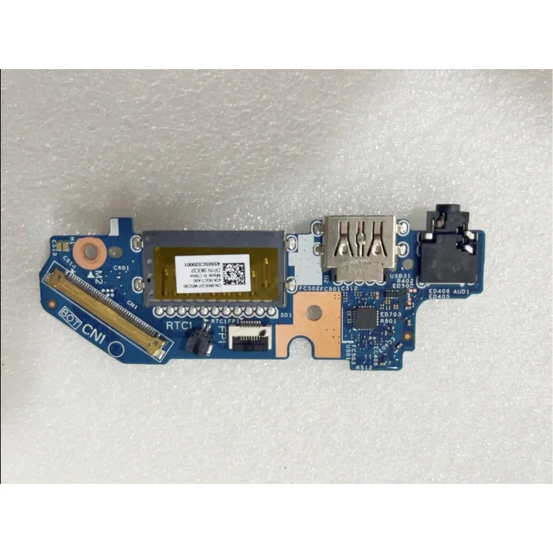 Original สําหรับ Dell Inspiron 14 pro 5430 5435 ปุ่ม USB บอร์ดเสียง 223564   -1 N3CXP 0N3CXP ทดสอบอย่างสมบูรณ์แบบ 100%