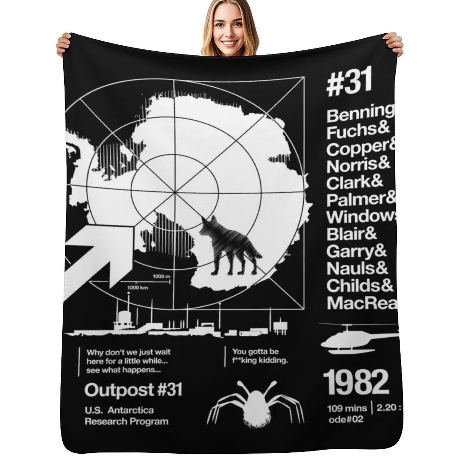 

ODE #02 Throw Blanket Machine Washable Soft Warm Blanket