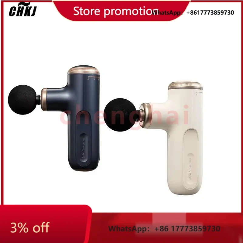 

CHKJ for Custom High Quality Powerful Metal Mini Massage Gun 4-10mm Variable Massage Depth Portable Muscle Massage Gun Machin