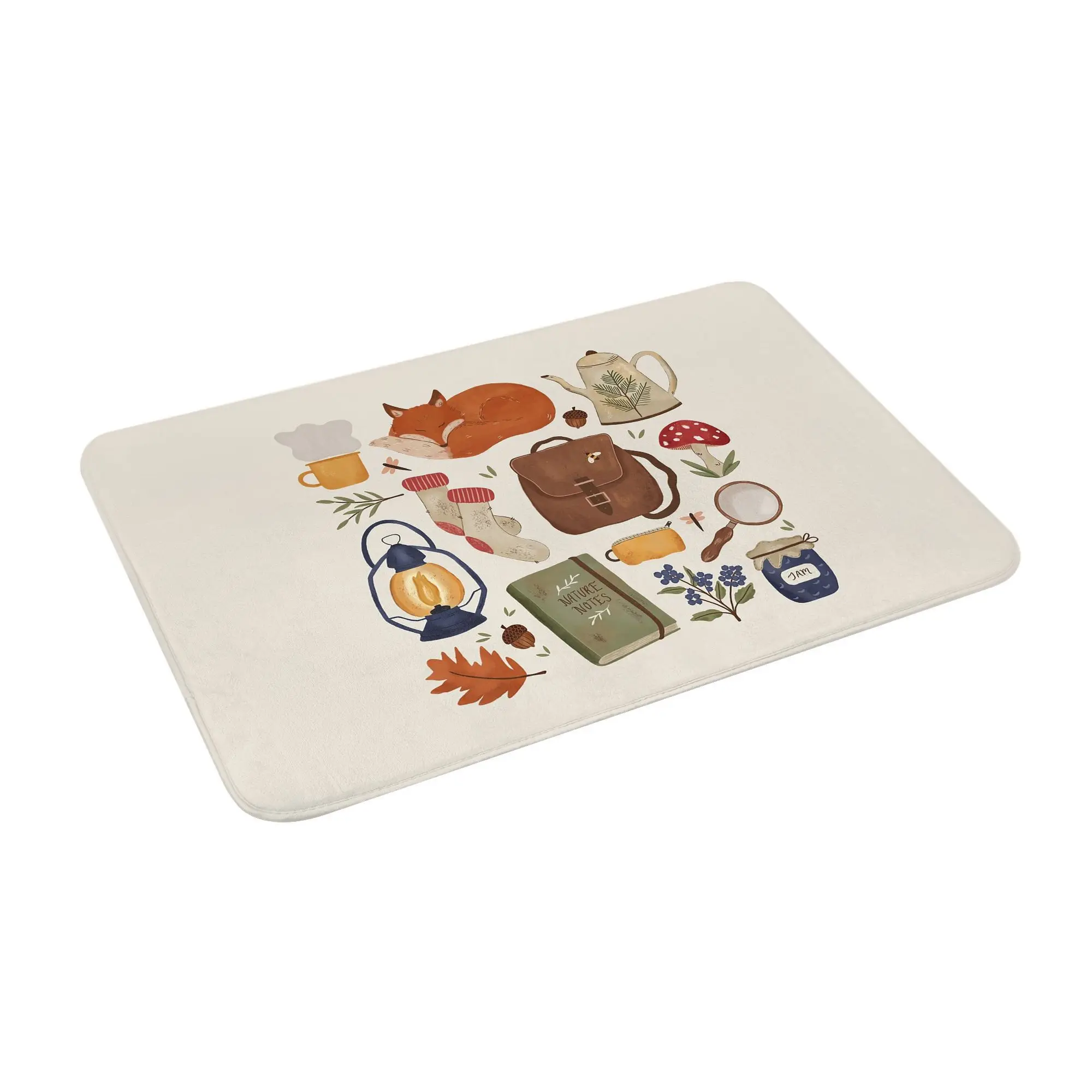 

Woodland Wanderings Non-slip Doormat Floor Mat Washable Carpet Rug for Kitchen Entrance Home Living room Footpad Mats