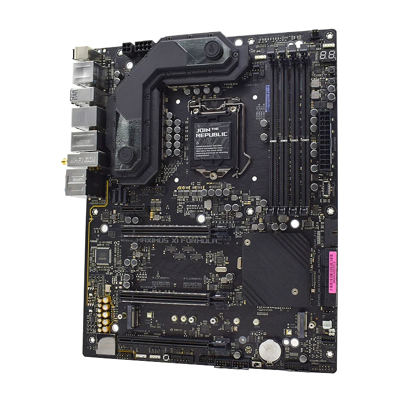 اللوحة الأم ASUS MAXIMUS XI FORMULA Z390 LGA 1151 تدعم i9-9900K/9900KS i7-9700K i5-9600K CPU DDR4 128GB M.2 HDMI ATX