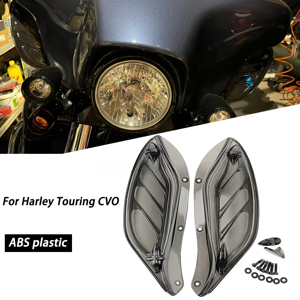 

Motorcycle Windshield Side Wing Air Deflector For Harley Touring CVO Electra Street Tri Glide Ultra Classic FLHTCSE EFI FLHTC