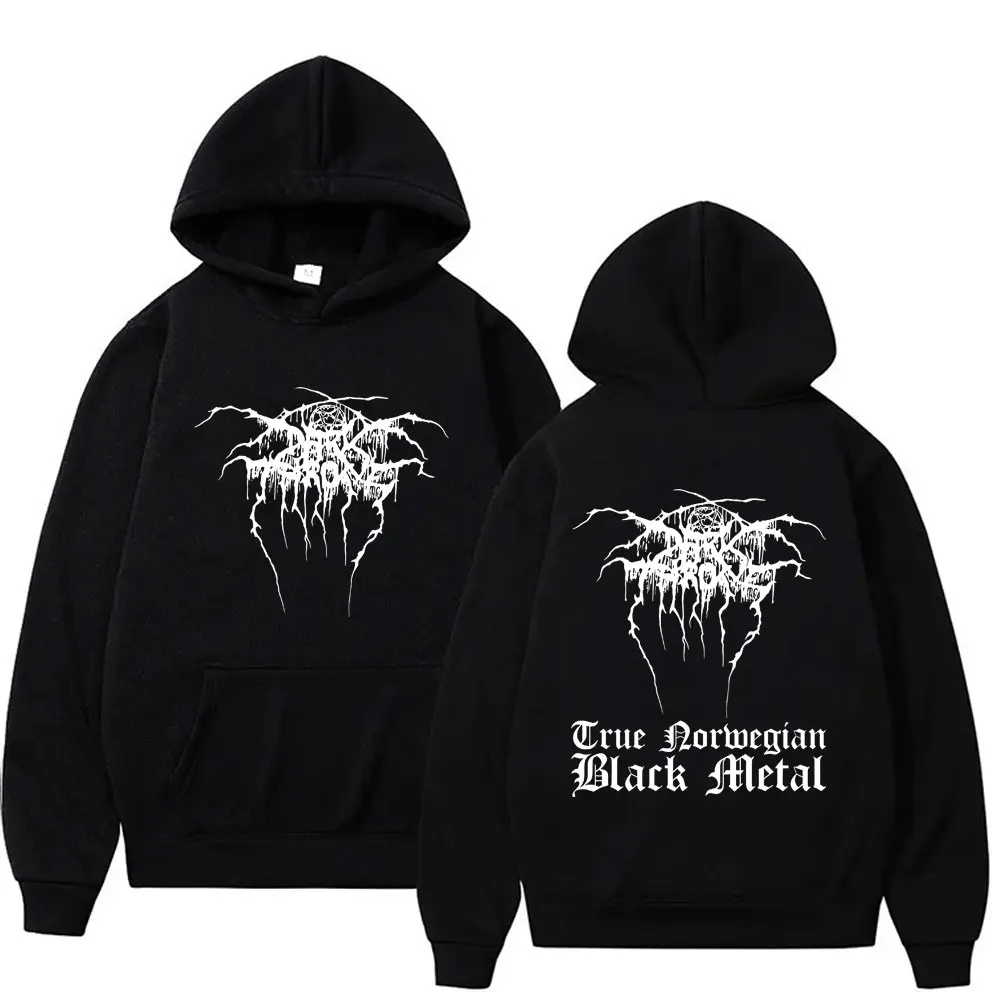 

Vintage Darkthrone True Norwegian Black Metal Hoodie Male Mayhem Pullover Men Women Classic Death Black Metal Rock Sweatshirt