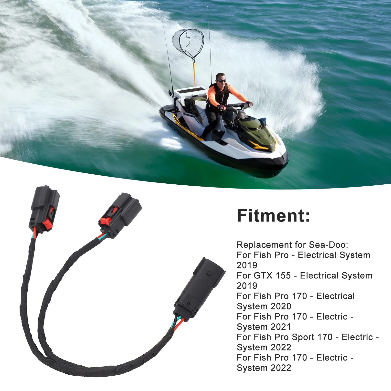 قارب متعددة الملحقات تسخير 278003684 ، أداء مستقر استبدال ل البحر دو الأسماك برو GTX 155 ، موثوقة