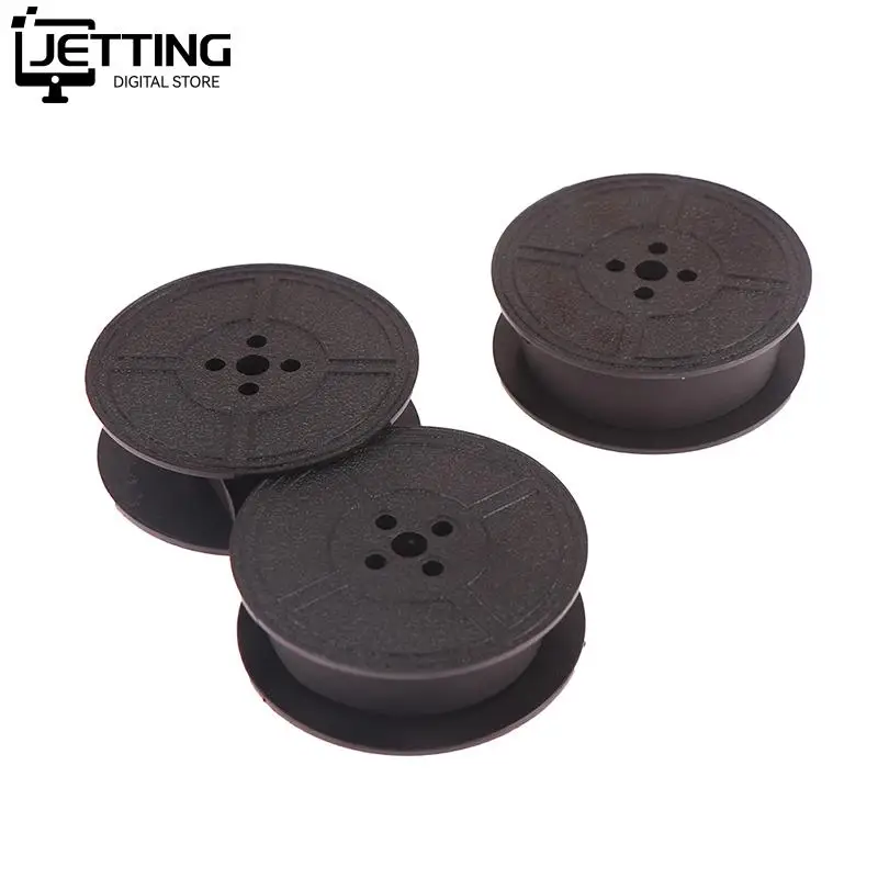 1pc Typewriter Ribbon Twin Spool Typewriter Ribbon Black Twin Spool Replacement Pack for Most Typewriter