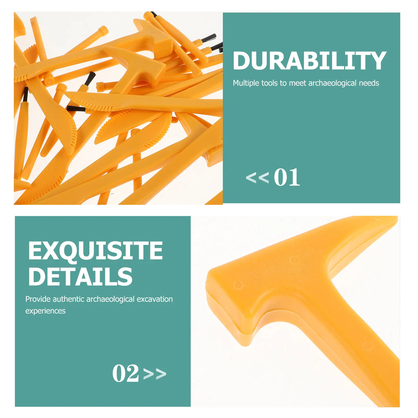 30Pcs Dinosaur Excavation Tools Mini Excavator Tools Set For Kids Party Favors Science Teacher Kit Children Archaeology