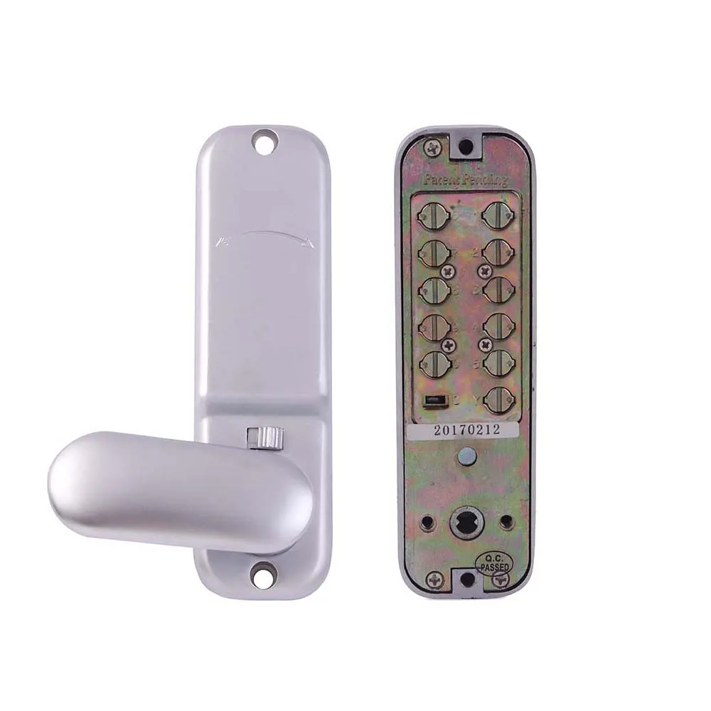 The second generation Waterproof Keyless Entry Keypad Deadbolt Door Lock, Silver, Combination Lock ，Easy to operate view 3