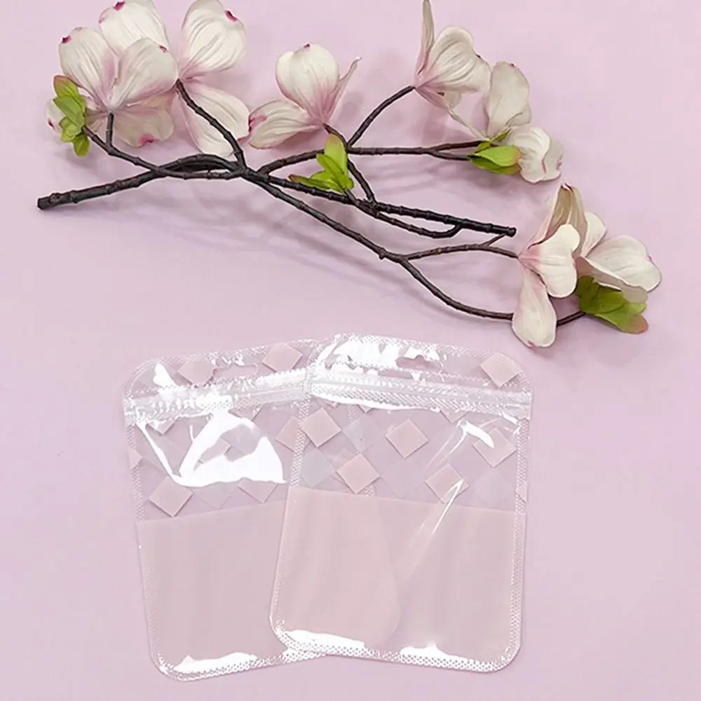 أكياس قابلة للطي ذاتية الغلق مع فتحة تعليق ، حقيبة تغليف لعرض المجوهرات ، حقيبة قفل بسحاب سميك قابلة للإغلاق ، جديدة