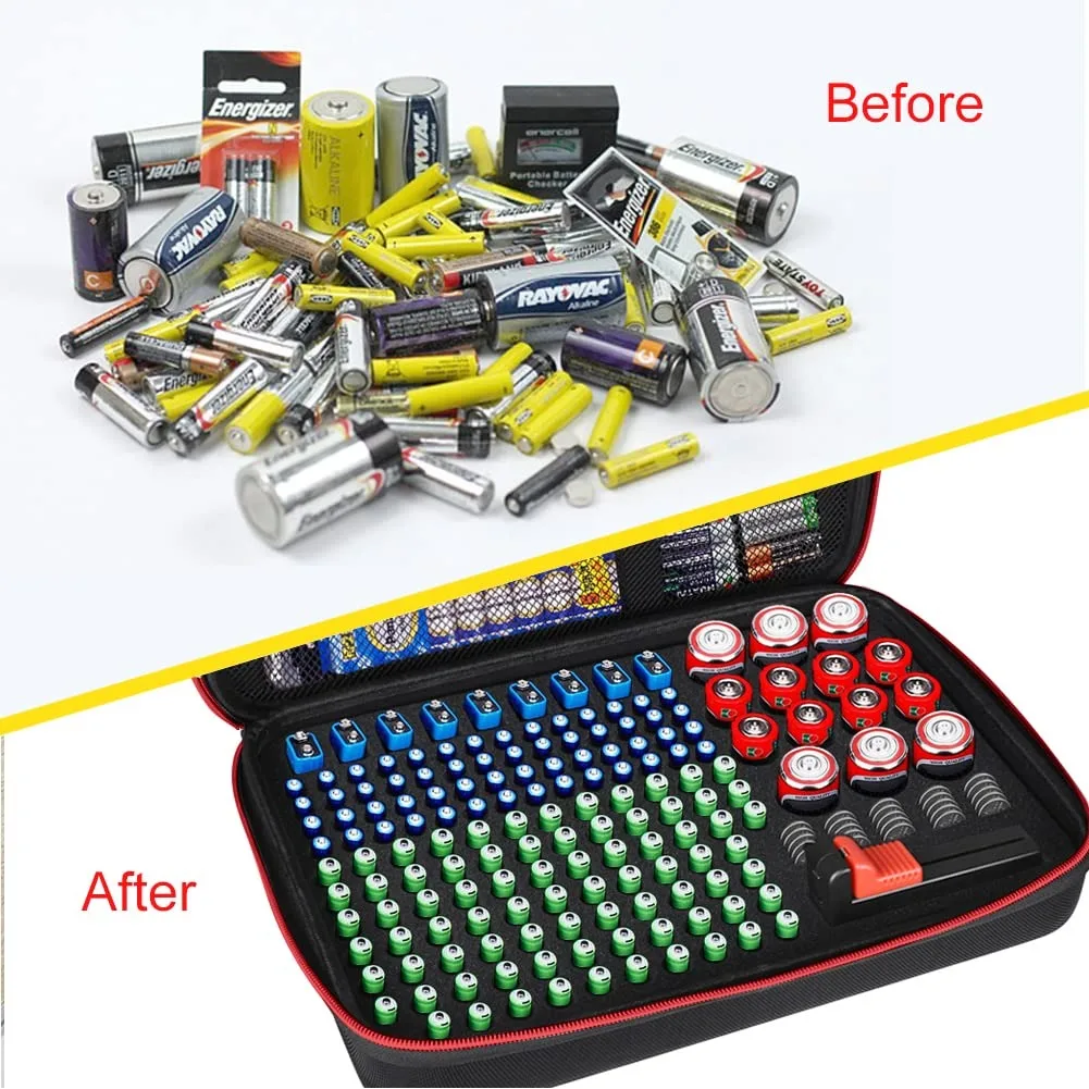 แบตเตอรี่จัดเก็บกล่องแบตเตอรี่ Vault Case ทนไฟกันน้ําป้องกันการระเบิดผู้ถือกล่องทนทานกันฝุ่น EVA