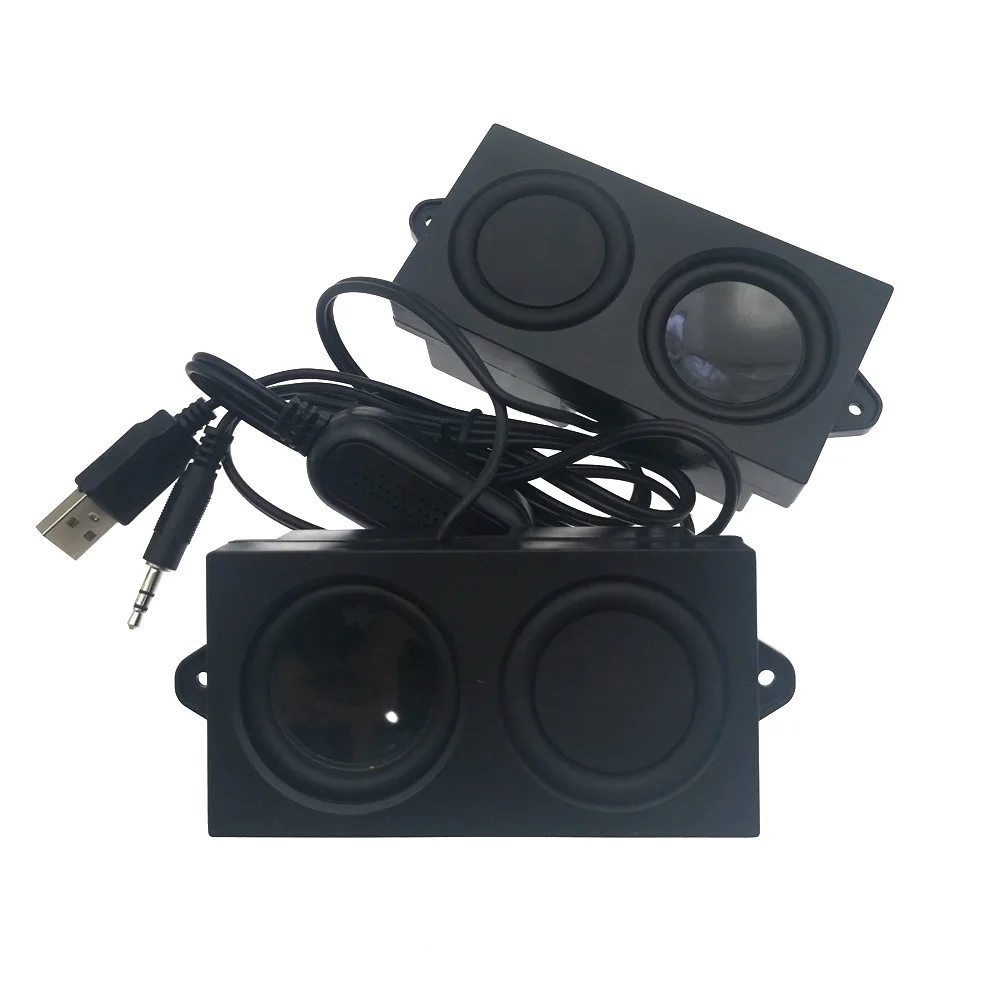 High power small speaker USB mini sound system portable cavity  subwoofer DIY  for laptops mp3 mp4 TV sound amplification