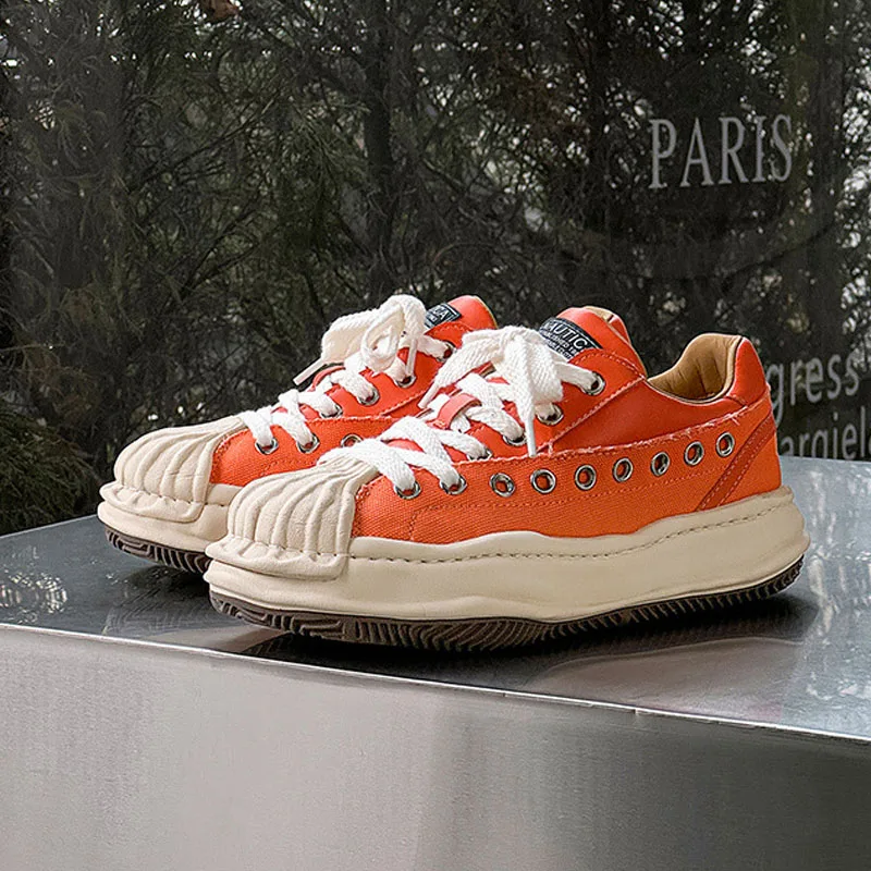 

Fashion Sneakers Shoes Men Tennis Retro Street Punk Multi-Color Skateboard Shoes Breathable Sport Casual Shoes