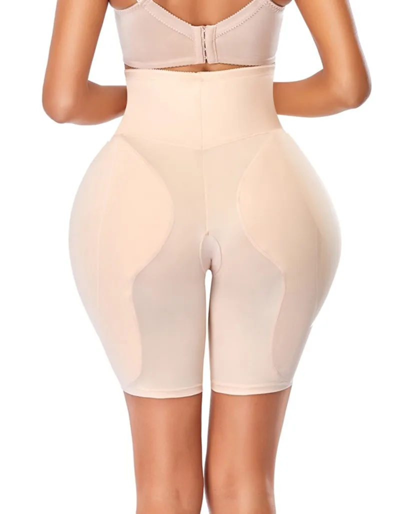 2PS High waist Butt Hip Up Padded Enhancer Fake Butt Lifter Buttocks Crossdresser Shapers Fake Ass Pants Padded open crotch