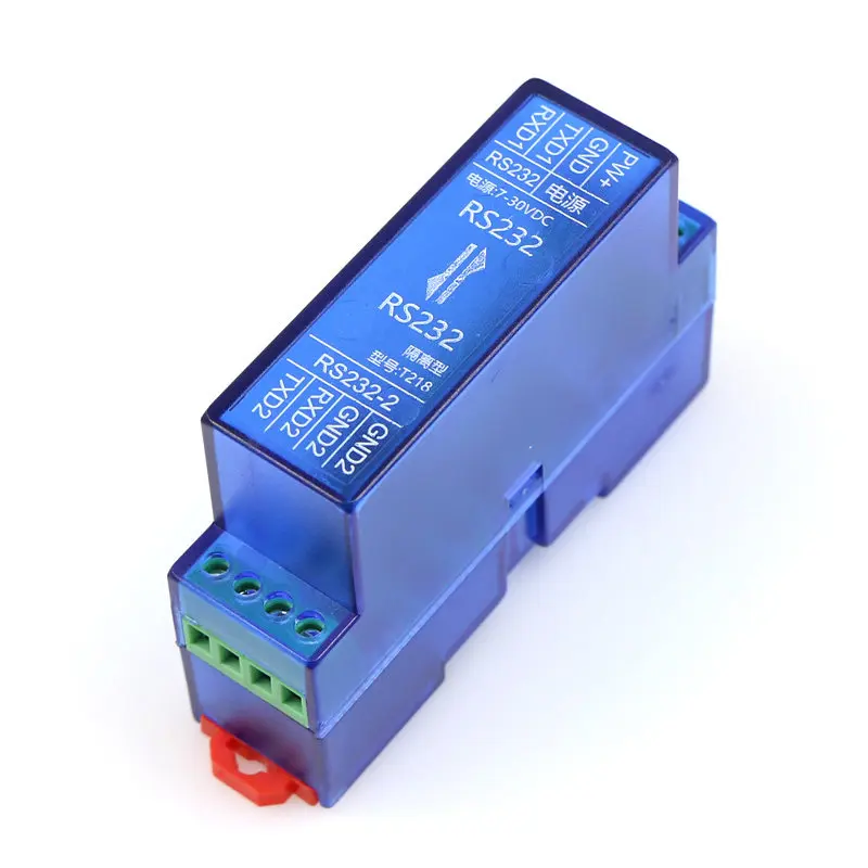 RS232 to RS232 Bidirectional Communication Isolation Module/RS232 Relay/signal Amplification T218