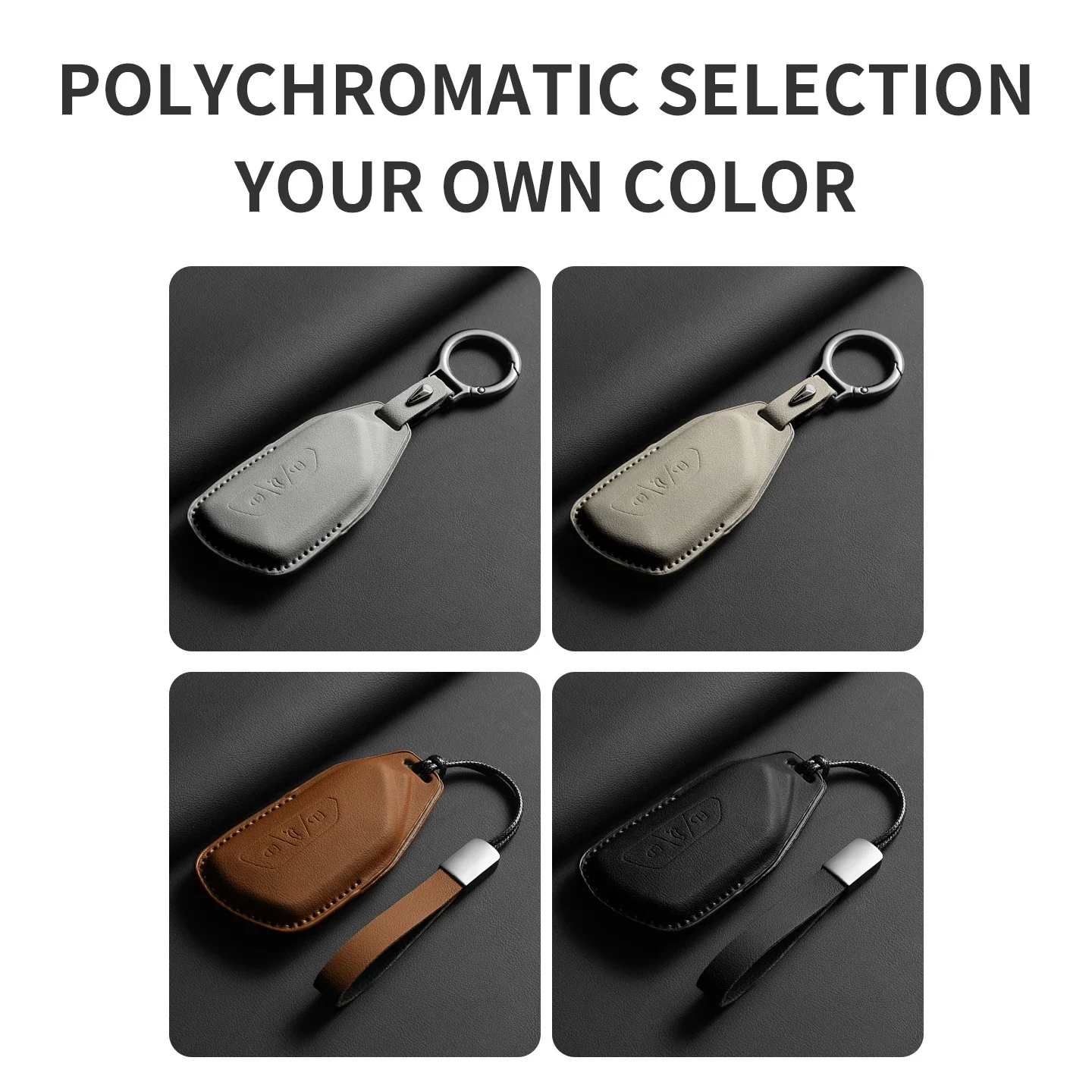 

Leather Car Key Case Cover For VW Volkswagen ID.3 ID.4 CROZZ PASSAT Sagitar Tiguan L Teramont Golf GTI lamando Tavendor