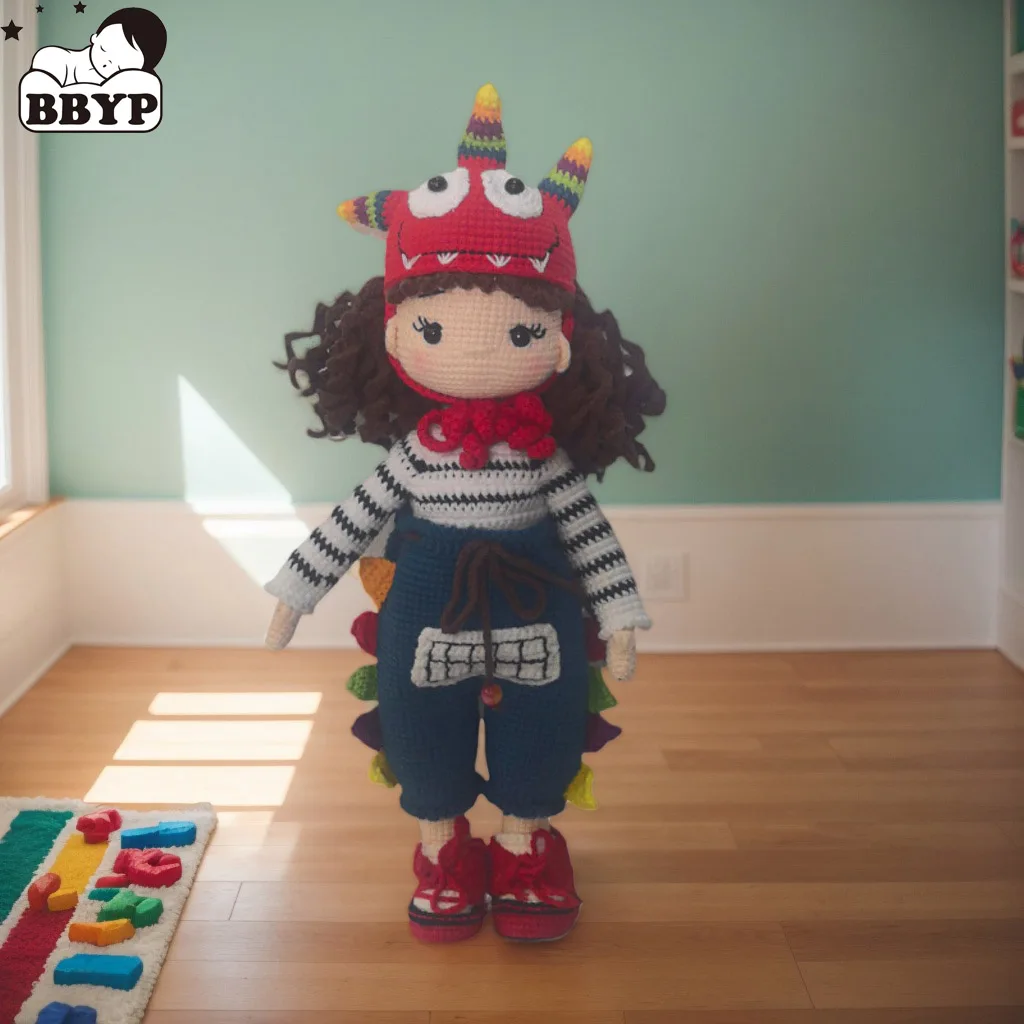 

Handmade Crochet Doll Crochet Roya Girl Crochet Dolls For Home Accessories Craft Toy Ornaments Birthday Gift