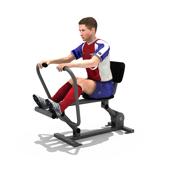 

Outdoor Park Street Workout Equipment Commercial Rowing Machine Newly