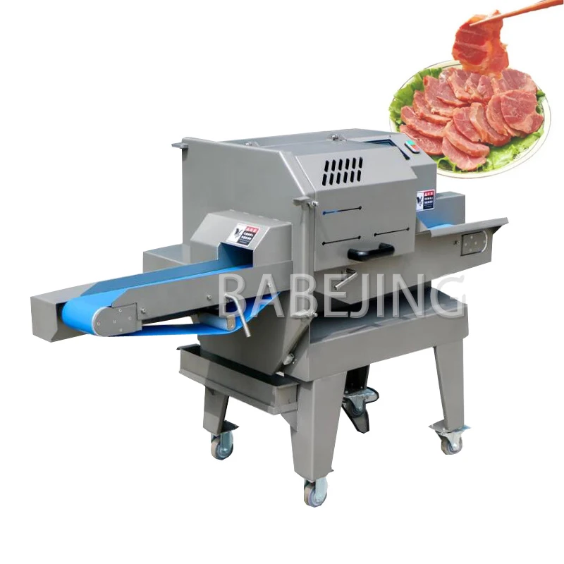 Cooked Meat Slicer, Industrial Deli Food Cutting Equipment for Butcher Shop Food Factory