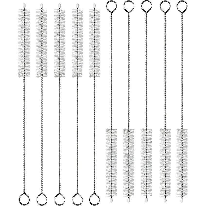10-Pack Extra Long Reusable Straw Cleaning Brush Set – 10