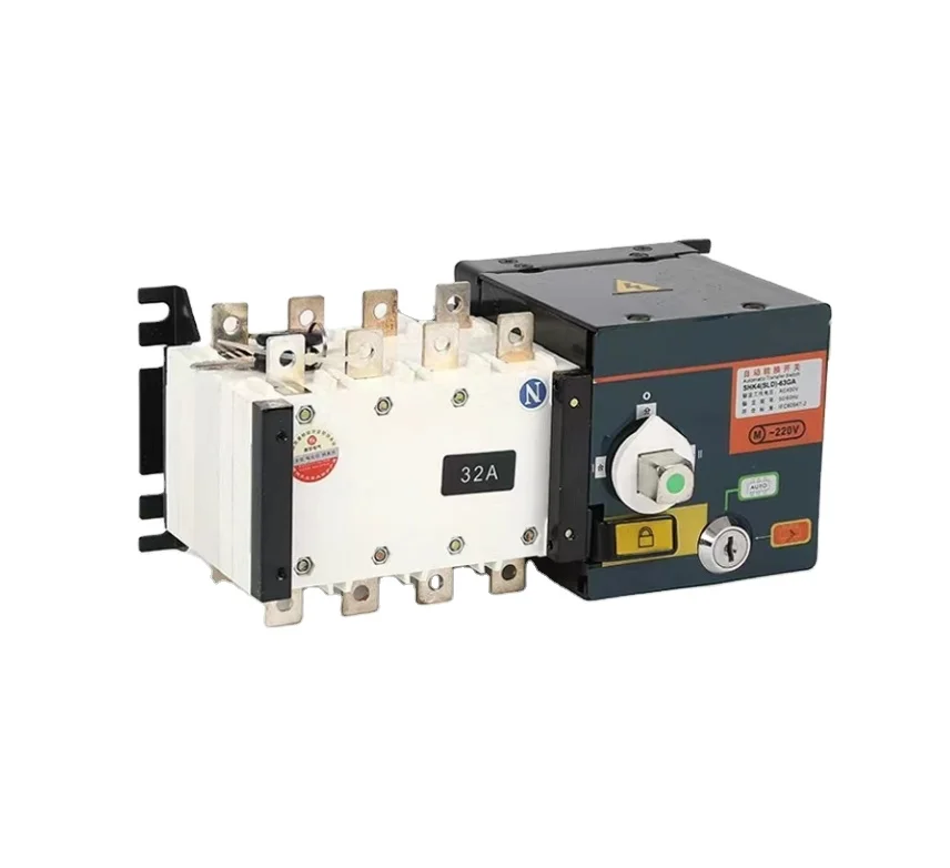 

ATS MTQ3-3200A Автоматический переключатель с двойным питанием Автоматический резервный переключатель 4P Переключатель класса ПК для генератора