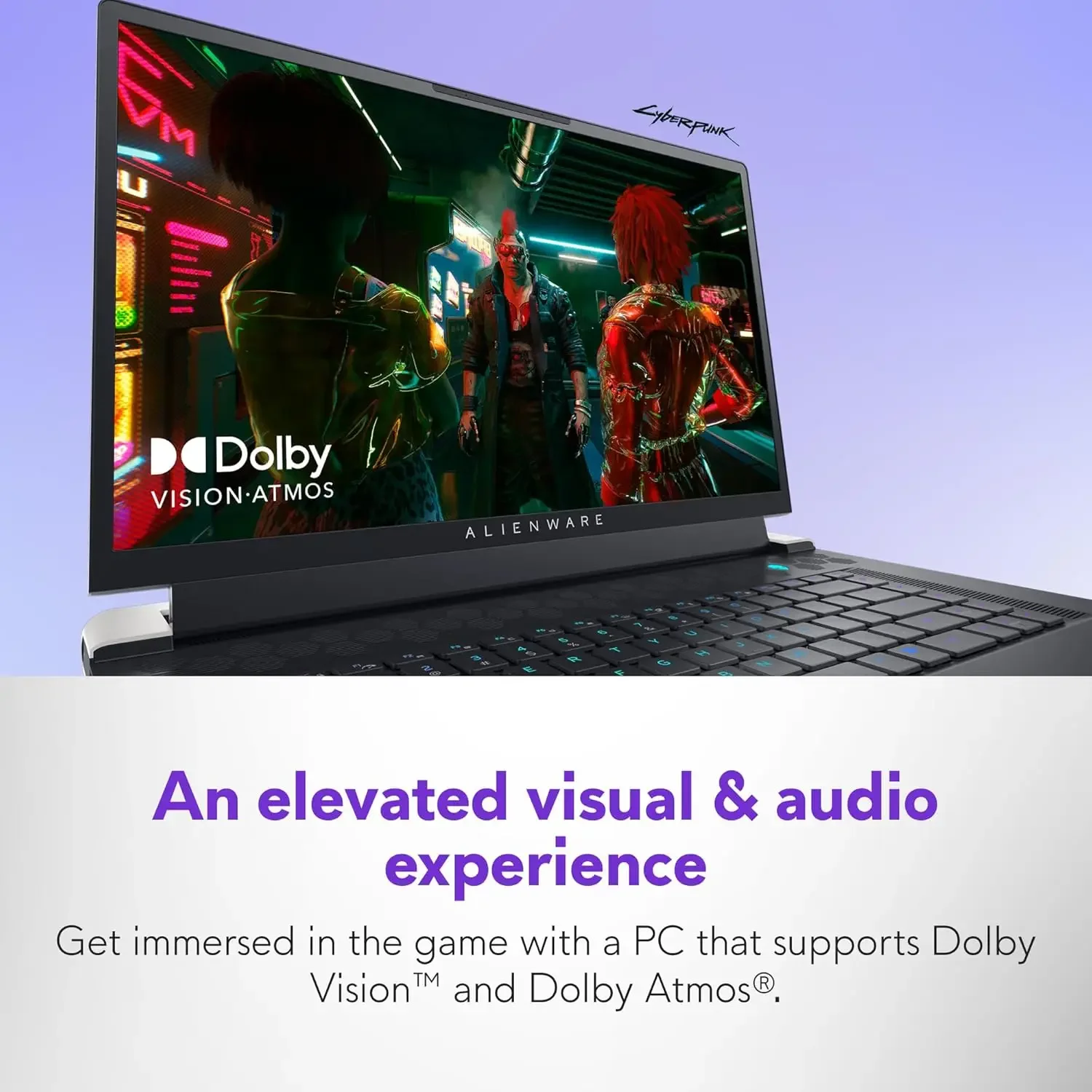 Alienware X17 R2 كمبيوتر محمول للألعاب 17.3 FHD 360 هرتز 1 مللي ثانية عرض Intel Core i7-12700H 16 جيجابايت رام 1 تيرابايت 8 جيجابايت GDDR6 واي فاي 6 USB-C Win 11 أبيض