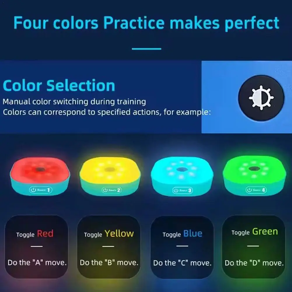 

Многофункциональное тренировочное оборудование для реакции, версия с дистанционным управлением, набор светоотражающих тренировочных фонарей для скорости