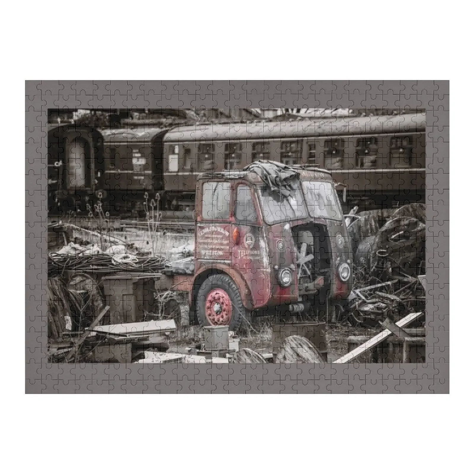 

Rough Vintage Jigsaw Puzzle Picture Personalised Toys Puzzle