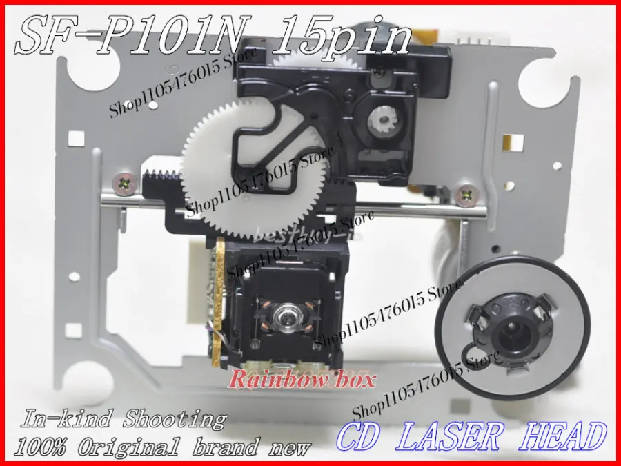 Brand New Original SF-P101N 15P 15Pin Pure CD Laser Head, Complete Mechanism With Bracket For Classic Combo Audio System