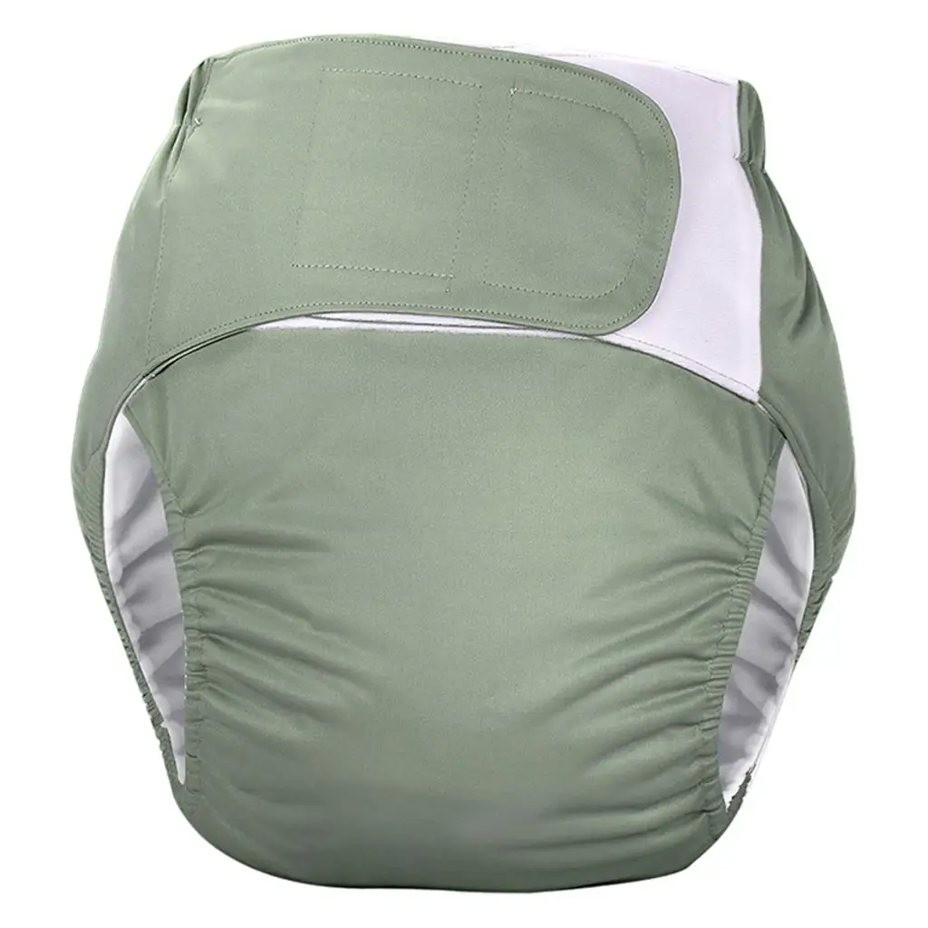 TPU Adult Diaper Large Size Reusable Waterproof Incontinence Pants for Men Women Disabled Elderly Odor Free Aids