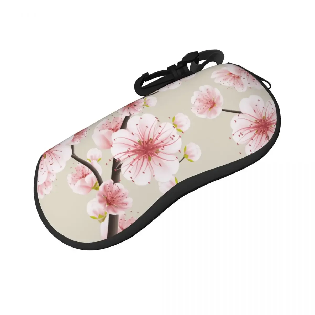 Glasses Case Soft  Bag Spring Pink Sakura Blossom Japanese Cherry Symbolic Portable Sunglasses Box  Eyeglasses 