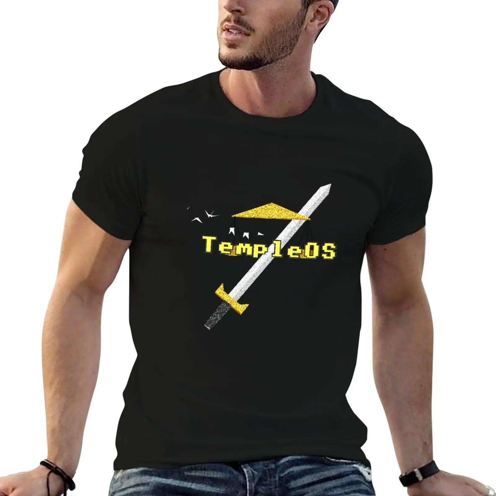 

TempleOS Logo Pure T-Shirt man t shirts graphic man graphic t shirt T-Shirt