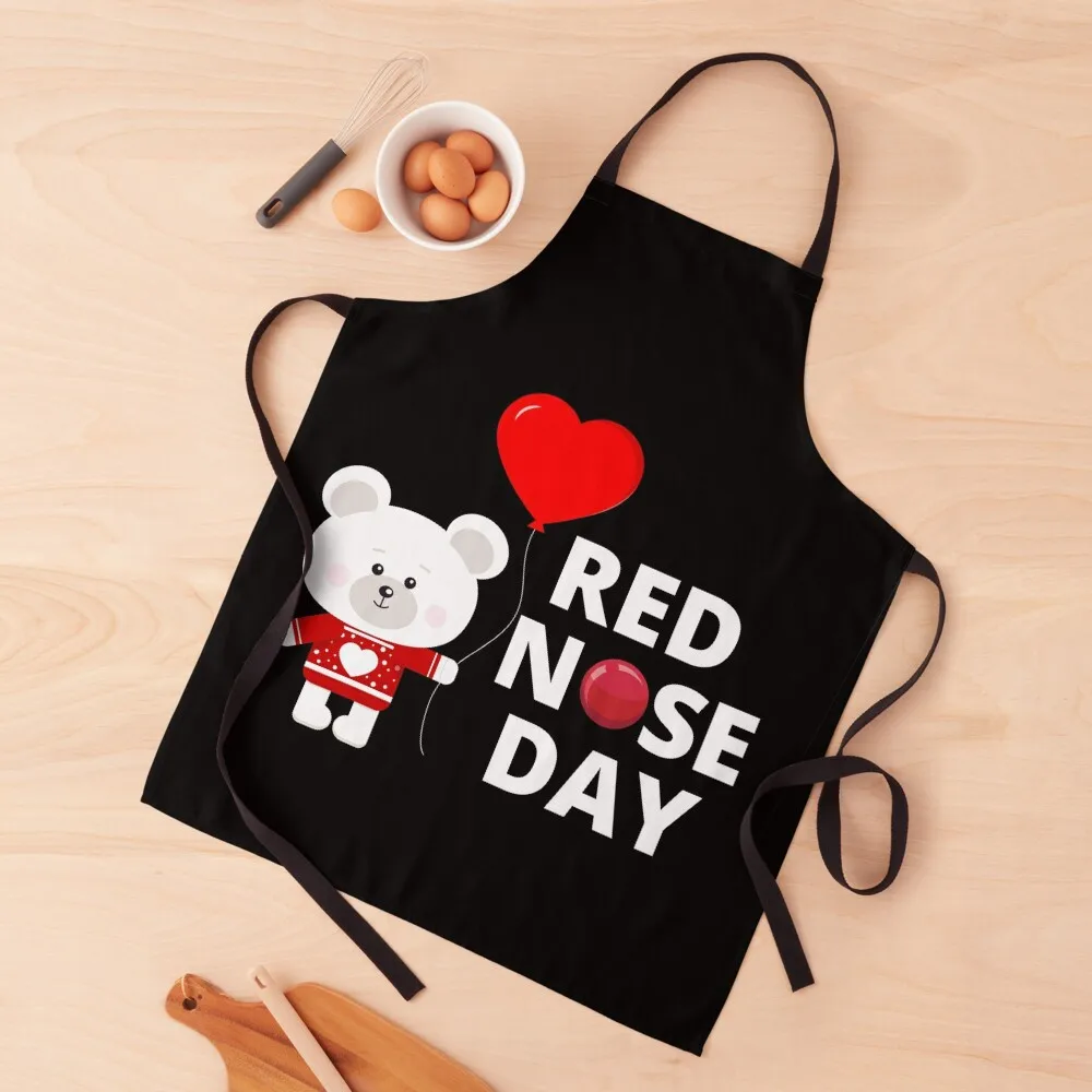 

Comic Relief Red Nose Day 2021 Apron Useful Things For Kitchen Chef Uniform Woman