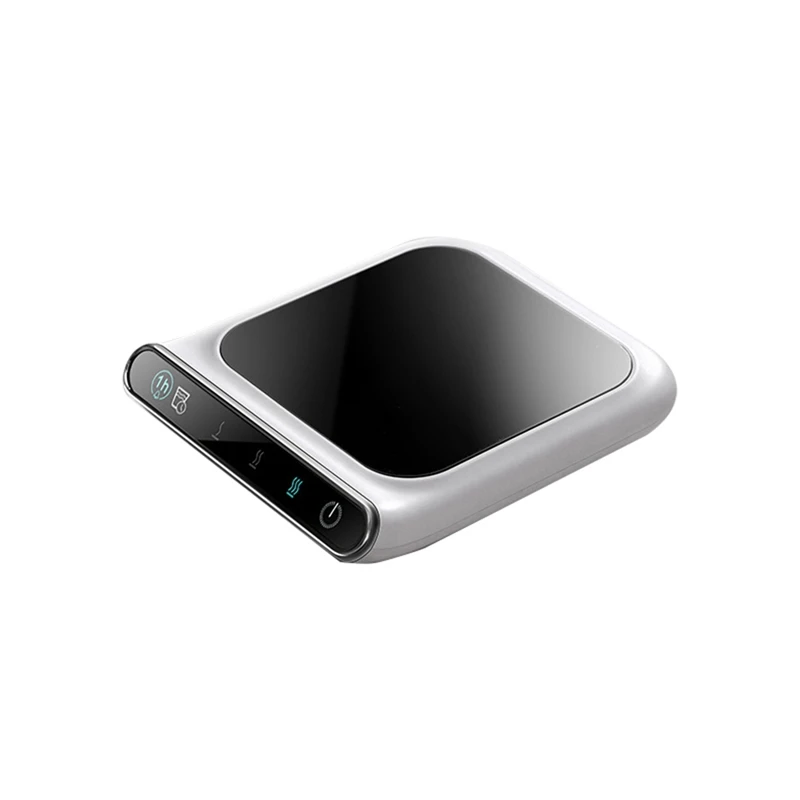 Портативный подогреватель для чашки, подогреватель для кофейной кружки, подогреватель для офисного стола, электрический подогреватель напитков для чая, воды, молока, прост в использовании