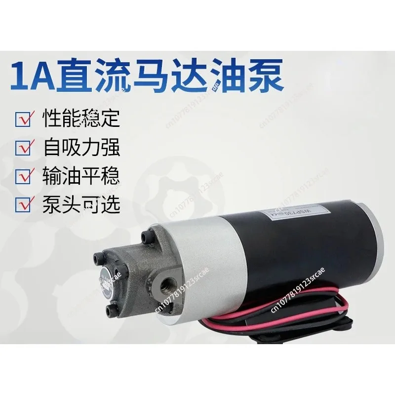 for DC 12V/24V AC 220V Diesel Oil Pump Electric Hydraulic Pump Small DC Oil Micro Gear Gear