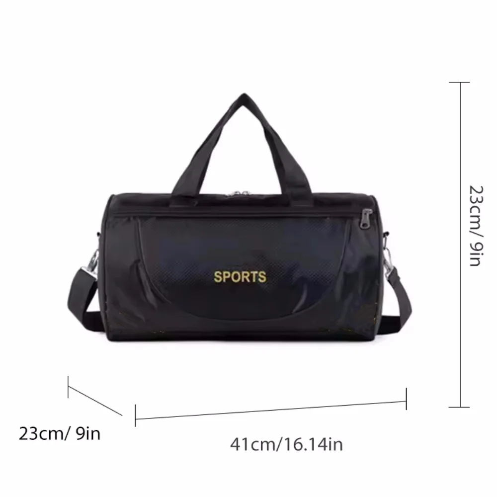 Handbag for Men and Women, Sports Yoga Swimming Fitness Bag, Handheld Cylinder Large Capacity Lightweight Business Travel Bag image 6