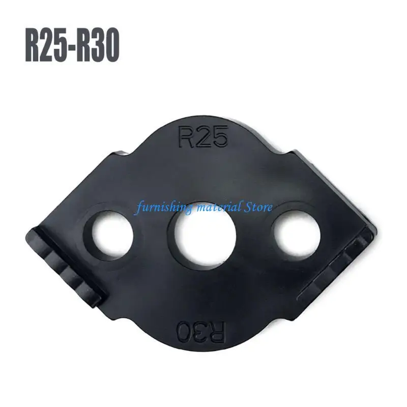 Y5GD 4pcs Radio Radio rápido Herramienta carpintería carpintería Semi redonda Localizador rápido R-Angle R-Boño